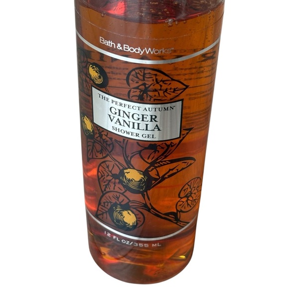 Bath & Body Works The Perfect Autumn Ginger Vanilla Shower Gel 12 oz - Picture 3 of 6